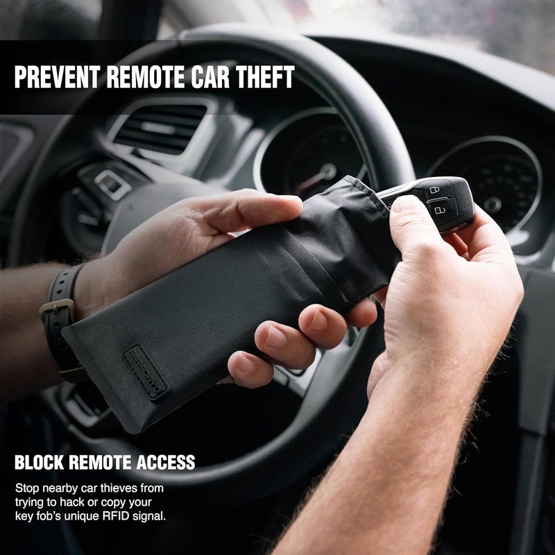 Faraday Defense Faraday Key Fob Jacket® - RFID Shield | Anti-Theft Protection | Water Resist | Magnetic Close - Image 2